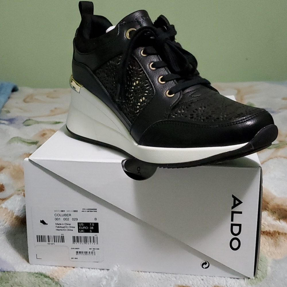 NWB ALDO Coluber Wedge Sneakers